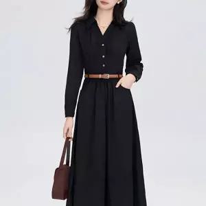 [하프클럽/몽벨리즈]햅번프릴플레어원피스 mde2302776