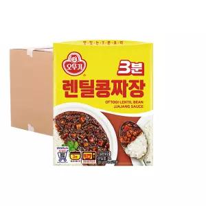 비제이마켓 렌틸콩 짜장 24개입 1박스 3분레토르트식품