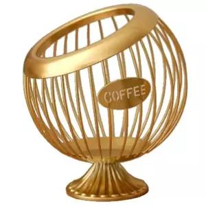 커피 캡슐 보관함 사탕 과자 보관 스틸 바스켓 1개 (색상 3종 택1)