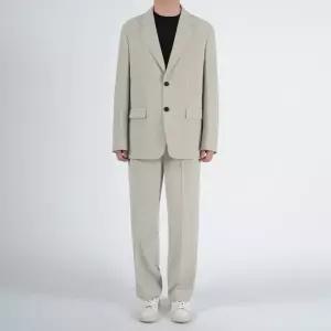 [레노마 옴므]레노마 세미오버핏 트윌 셋업 라이트베이지 RPEMCJ04A_RPEMCP04A