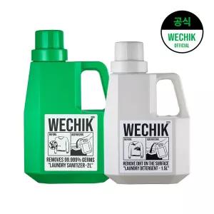 위칙 소독 섬유유연제 2L 1개+9중효소 EM Plus 세탁세제 1.5L 1개 205564