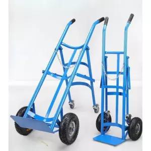 산소통 액화질소통 알곤 운반 캐리어 구르마 트롤리