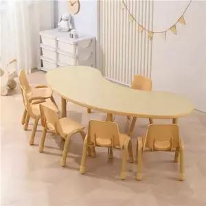 유치원테이블 유치원 테이블 미술학원 공부방 달 고정