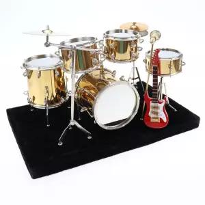 미니밴드악기세트 미니어처 미니드럼 키보드모형 일렉기타 소형 6피스