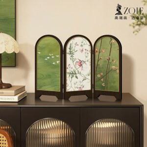 동양화 병풍 테이블 장식 현관 거실 인테리어 그림 소품