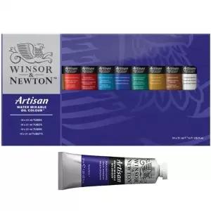 수성 JA97BZ89 유화 물감 10색 세트 37ml 미술용품 아트 페인팅 재료