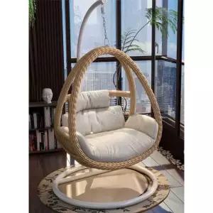 행잉체어 야외 라탄 스윙 야외흔들의자 야외그네의자