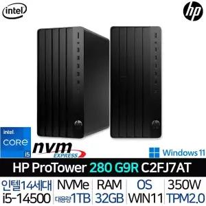 [HP]프로타워 280 G9R C2FJ7AT_UP4 인텔 14세대 i5 윈도우11 350W 파워 사무용 데스크탑 PC