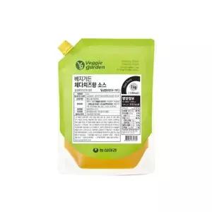 베지가든 체다치즈향소스 1kg (식물성) 1개