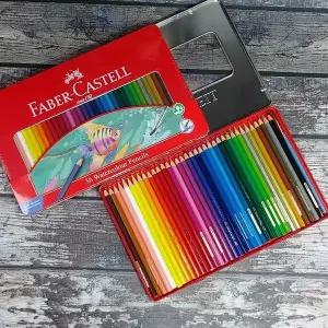 수채색연필 ZG35UW72 틴케이스 36색 붓 세트 철제 보관함 포함