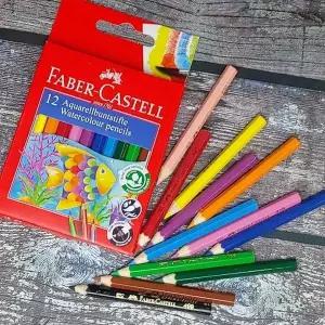 수채색연필 PC60FA94 12색 세트 미니 지관 5개입 색연필 선물용 미술용 문구 세트