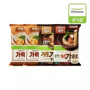 [하프클럽/풀무원]풀무원 우동 3종(유부/정통/얼큰) 4봉 혼합구성
