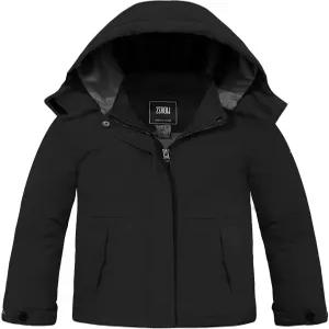 ZSHOW 여아 방수 스키 재킷 따뜻한 겨울 코트 두꺼운 퀼팅 플리스 안감 파카