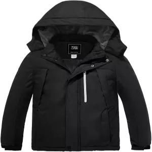 ZSHOW 남성용 방수 스키 재킷 방풍 후드 산악 스포츠웨어 아웃도어 레인코트