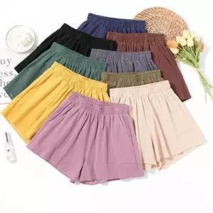 [라일리여성의류] Rly 마반바지 여성 숏팬츠 플레어 홈웨어 반바지