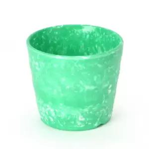5개 레트로감성 플라스틱 녹색컵 떡볶이집컵 분식점 물컵 복지원 부대 학교 샐러드바