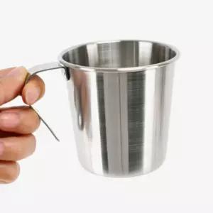 5개 유치원 어린이집 양치컵 스텐레스 손잡이물컵 튼튼한 물컵 집들이용품 스탠아이스컵