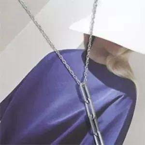 [다잇템]여자 써지컬 볼드루프 이태리체인 목걸이 (9672729A)