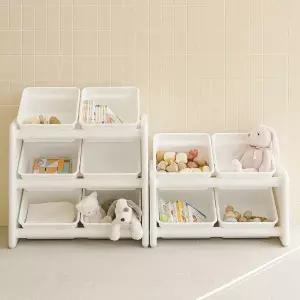 [루나스토리]나나 장난감정리함 2단 B 유아 아기 수납함 수납장