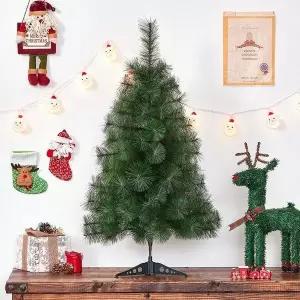 [하프클럽/셀러허브]90cm 고급 솔잎 트리 크리스마스 성탄 트리