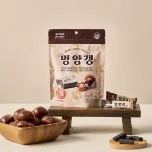 누터스가든 반려견 간식 노견 유산균 트릿 국내산 밤 멍양갱 75g 1개