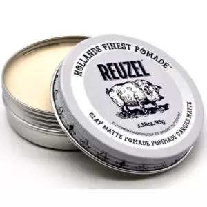 리우젤 남성 헤어 왁스 클레이 매트 포마드 선물 95g