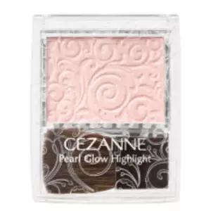 세잔느 글로우 펄 윤광 하이라이트 발색 04 쉘핑크