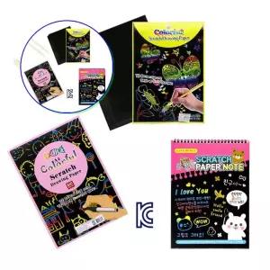 쌍문상회 활용한 스크래치종이 포장지 공예포장 선물포장 종이재료