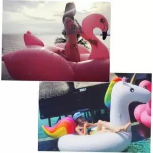 학생용품 샤인빈 사계절 물놀이 초대형튜브 유니콘/플라밍고