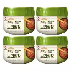 [CJ제일제당][CJ]백설 다담 보리쌈장 570g x4개[35759073]