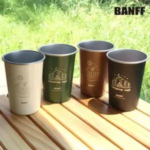 캠핑컵 휴대용 야외 등산 캠핑 차박 스텐 물컵 350ml 1P