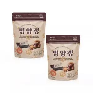 누터스가든 강아지 노견 유산균 간식 트릿 멍양갱 국내산 밤 75g X 2개