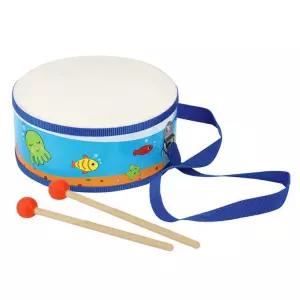 길이조절 목걸이형 유아 작은북 둥둥소리 키즈 장난감 완구 연주 교구