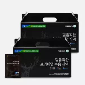 미쁨생활건강 지리산마천농협 믿음직한 프리미엄 녹용진액 30포, 2개