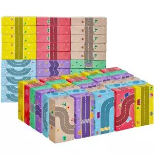 대근육발달 어린이집 종이벽돌 블럭놀이 2종 60p 키즈까페 건축