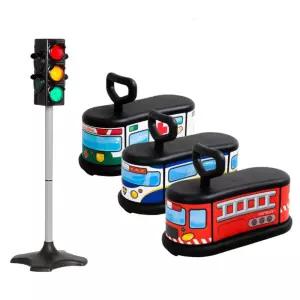 유치원 신호등 교통안전놀이 붕붕카 세트 체험 유아장난감 유연성 2세