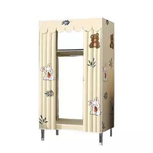 수납 서랍형 비닐 기숙사 행거형 간이 자취 옷장 원룸 장롱