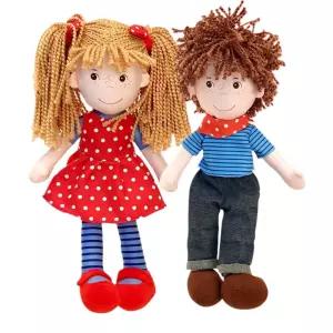 소근육발달 봉제인형 긴머리 꾸미기 인형놀이 유치원 소꿈 키즈