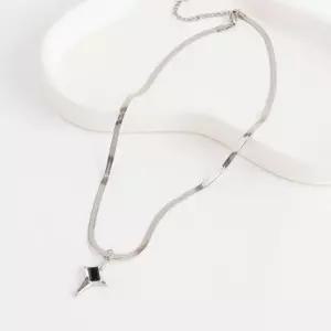 [다잇템]여자 클래식 유성 실버 써지컬스틸 뱀줄 목걸이 (16330812A)