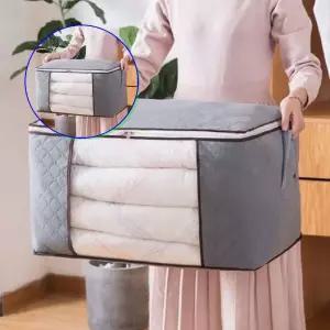 쌍문상회 넉넉한 대형 이불정리 수납 보관함 가방 대용량