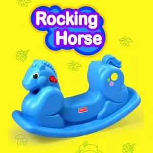 돌라기장난감 선물 실내 아기흔들목마 블루 유아용말타기 타는말