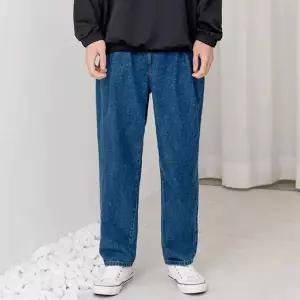 HSSG WJ23D 남자핀턱오버핏배기청바지진청 슬림일자핏 일자청바지