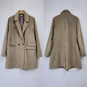 빅사이즈베이직코트 T385L412 포인트더블포켓울코트 BG (27713376A)