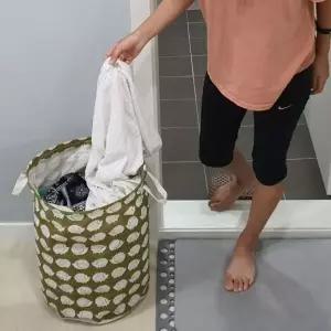 패브릭 EEQ149E5 린넨 바스켓 장난감정리함 고슴도치