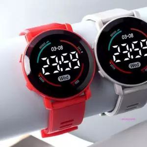 남녀빅손목시계 LED 슬림 공용 디자인 다이얼 커플시계vwx774