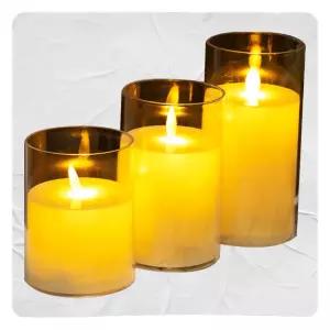 조명 전자초 간접조명 LED양초 초 촛불모양 무드등