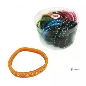 다이아컬러 코사지통 머리끈 납작고무줄 30P 헤어밴드yza177