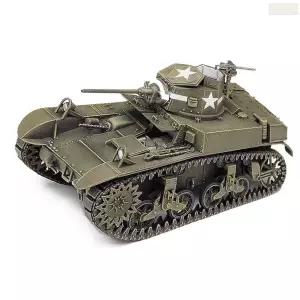 조립 식 장난감 탱크 미군 M3 스튜어트 허니 후라모델 전쟁놀이 청소년
