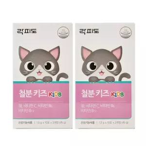 락피도 철분 키즈 1.5g x 30포 2개