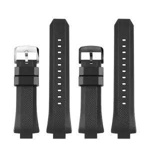 호환  카시오 에디피스 EQW-M1100 EQW-A1000 EQW-A1100용 교체용 레진 고무 스트랩 방수 스포츠